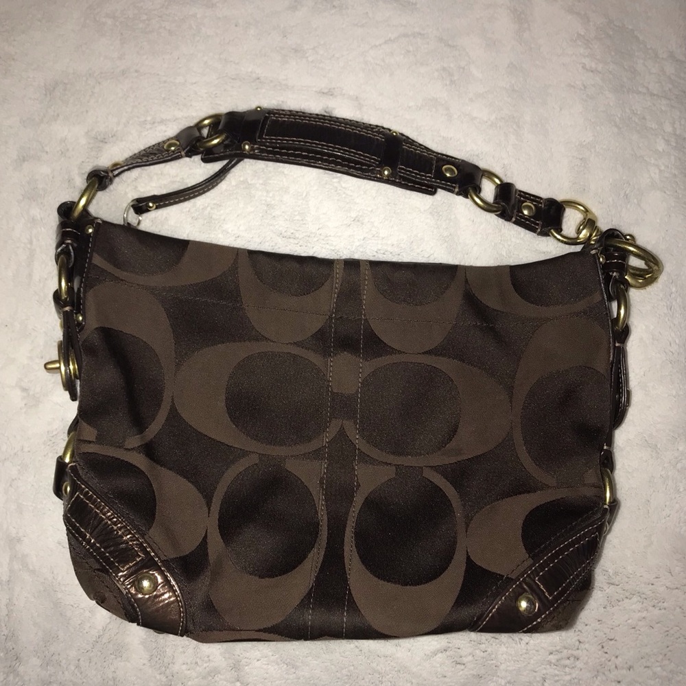 brown coach purse